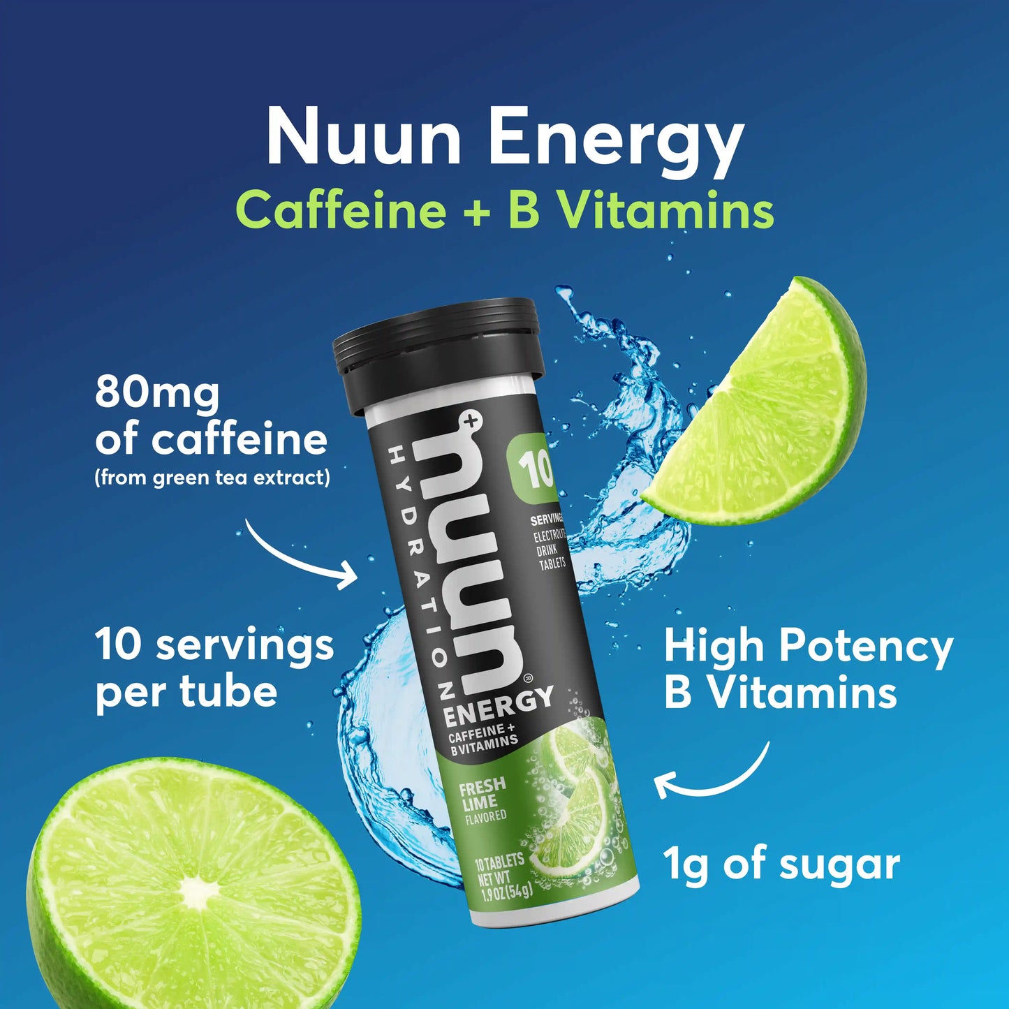 Nuun Energy Caffeine + B Vitamins 8-Pack