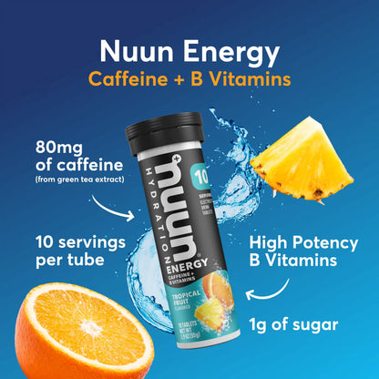 Nuun Energy Caffeine + B Vitamins 8-Pack