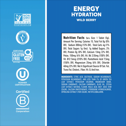 Nuun Energy Caffeine + B Vitamins 8-Pack